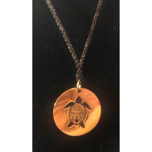 Save The Turtles Rope Necklace 18 in